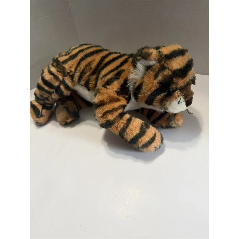 Ty Classic Bengal Tiger Plush 2001 Stuffed Animal Toy Orange Black Striped 12in